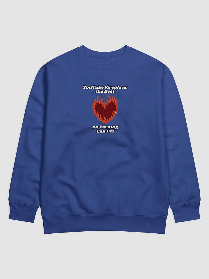 Flaming Heart - YouTube Fireplace: The Best an Evening Can Get | Sweatshirt product image (1)