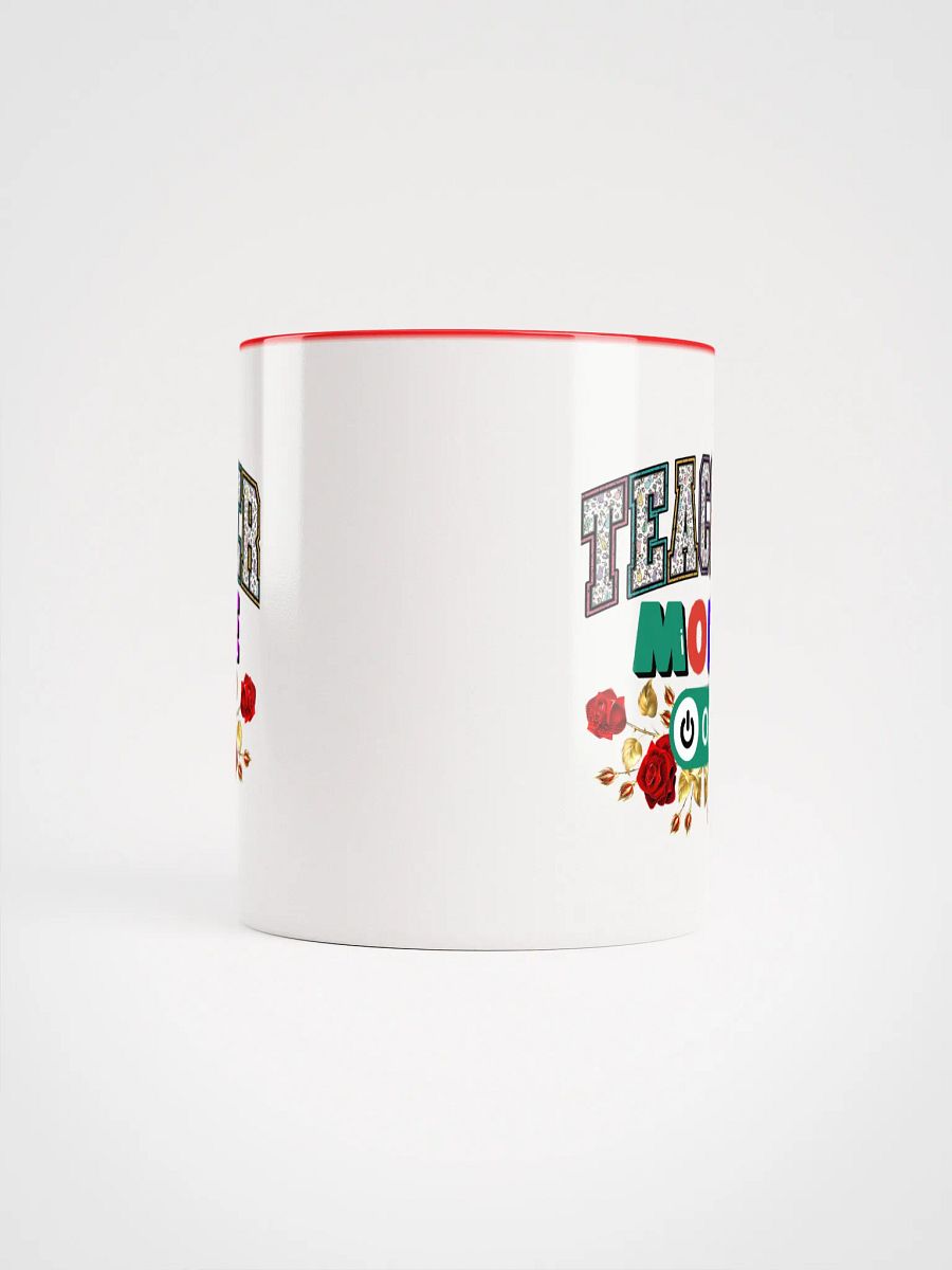 Teacher Mode On, Floral Teachers Ceramic Mug product image (5)