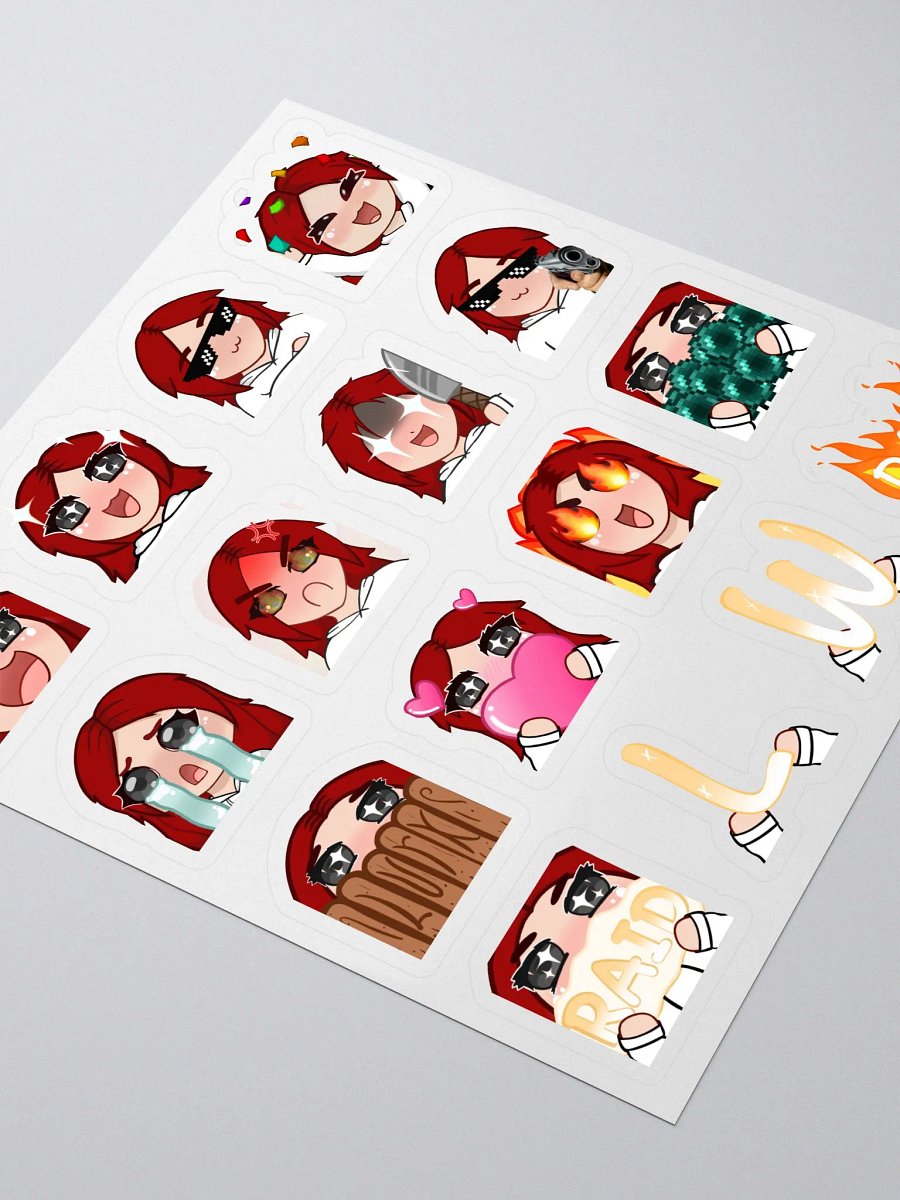 Emote Sticker Sheet product image (3)