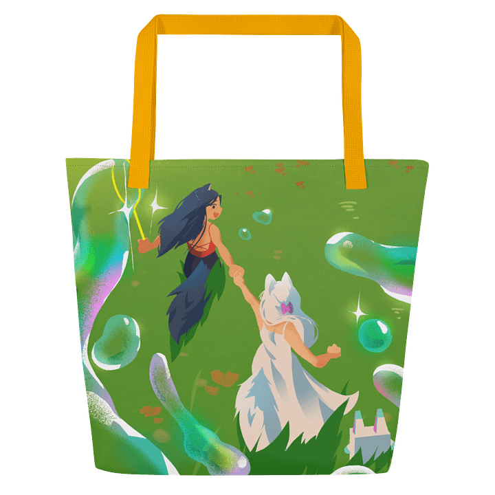 "TOUCHING GRASS" TOTE BAG product image (1)