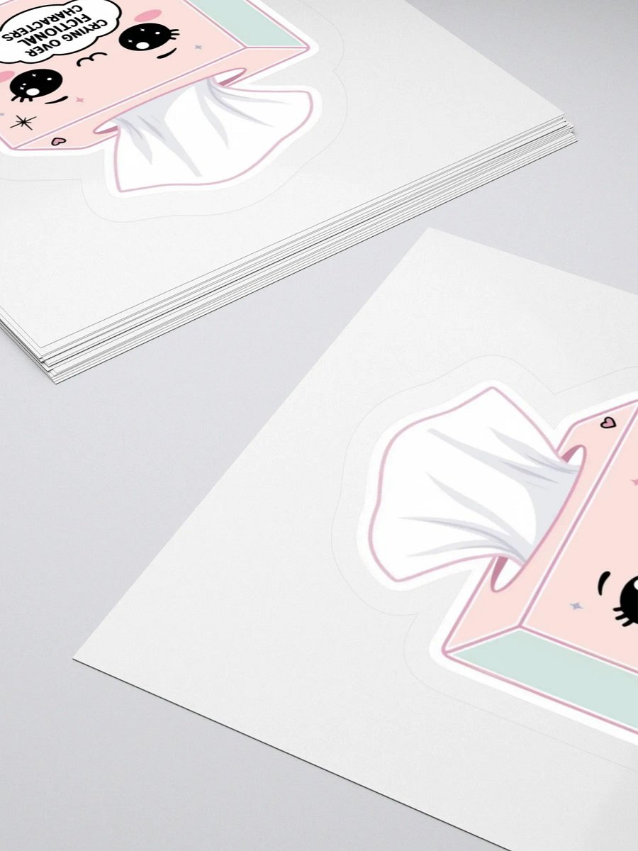 Crying Over Fictional Characters Sticker product image (10)