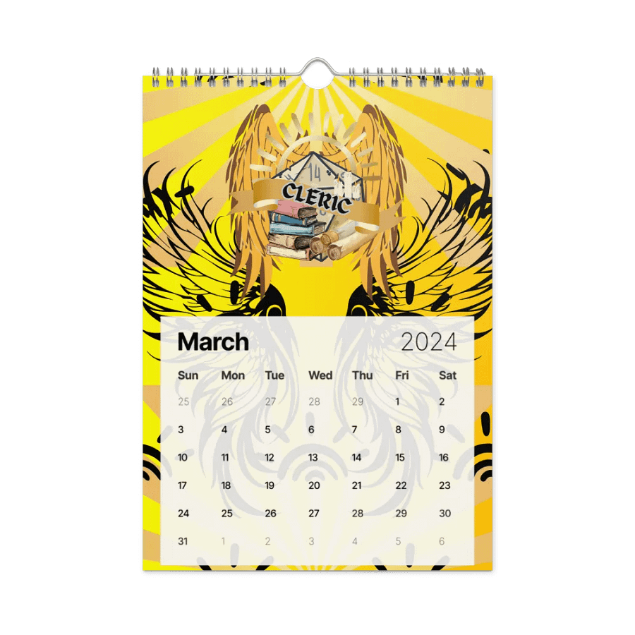 Chill Zone DnD Vibes 2024 Calendar product image (6)