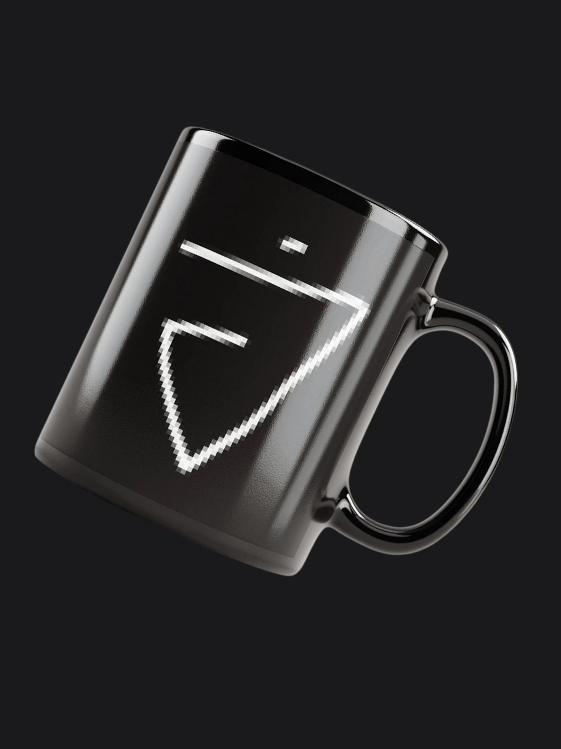 Black Mug with Symbol product image (1)