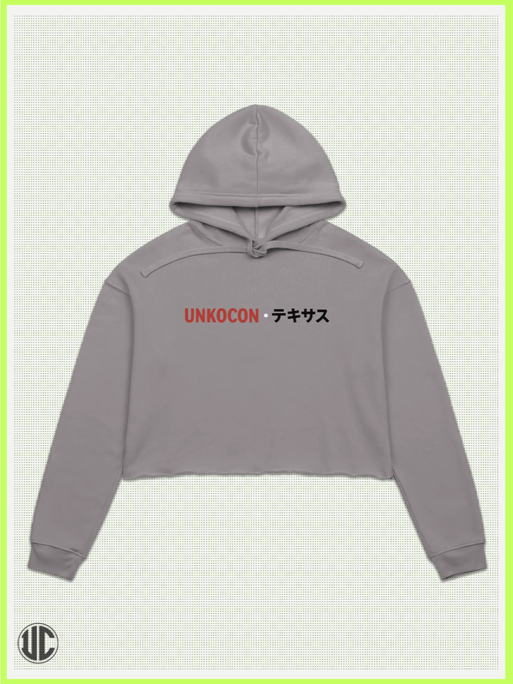UnkoCon – Corpus Christi TX Skater Crop Hoodie product image (1)