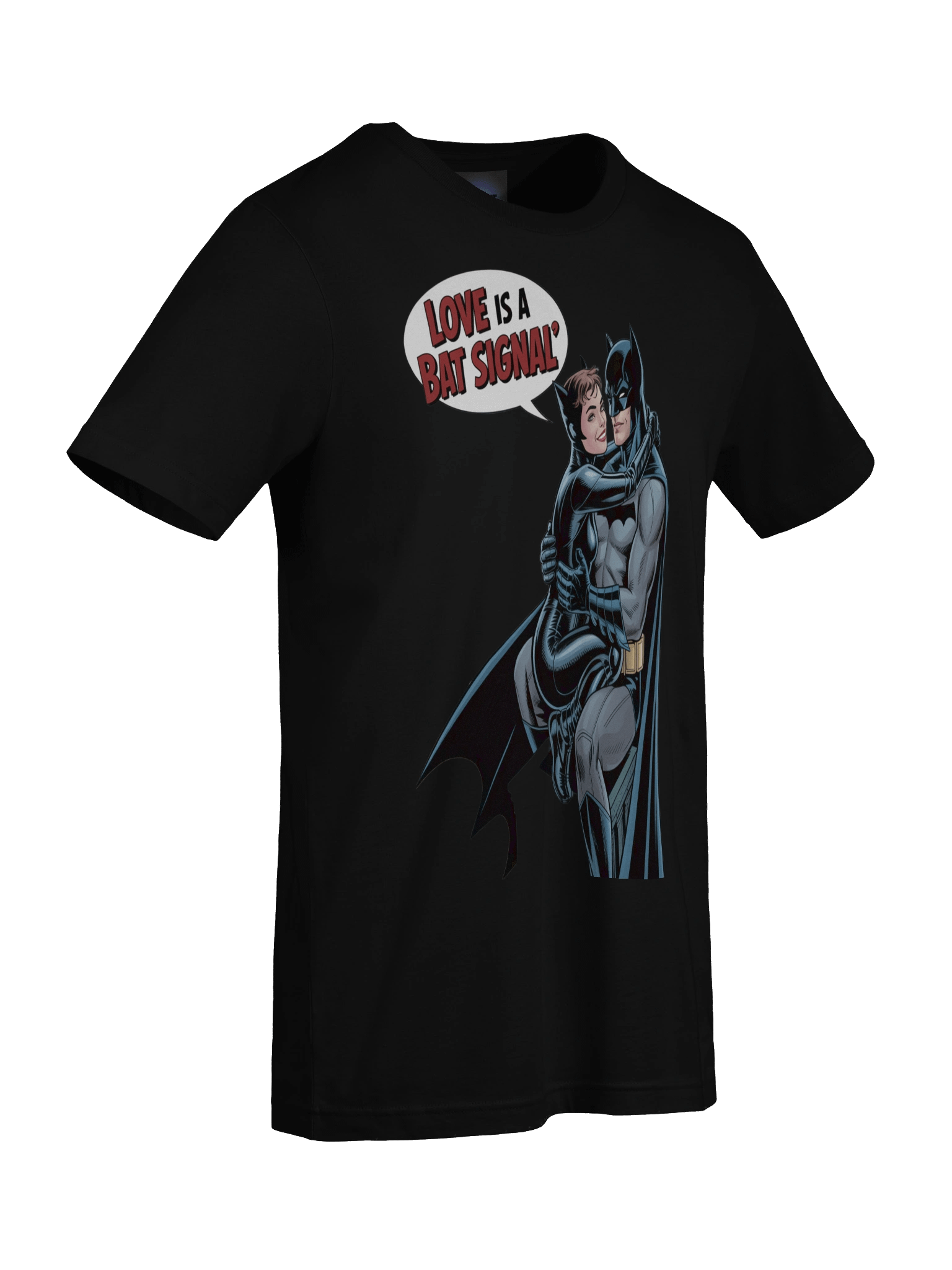 Bat Signal Bliss: Batman & Catwoman Love is a Bat Signal T-Shirt product image (9)