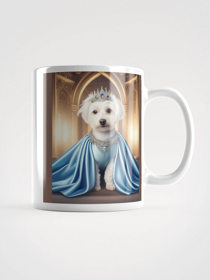 Regal Pup in Blue – Royal Dog Portrait product image (1)