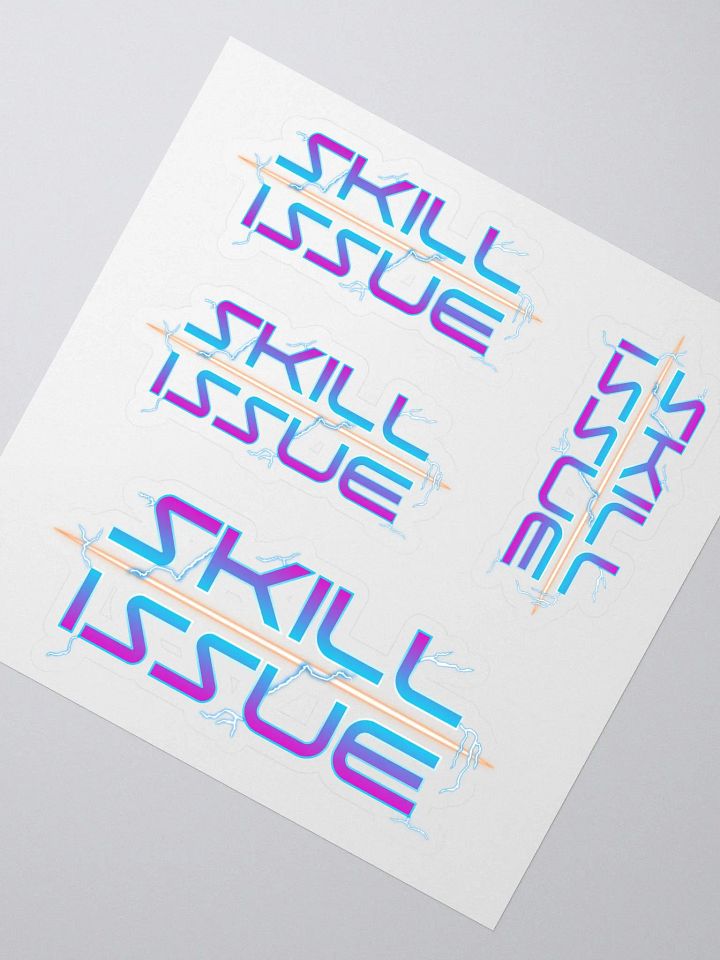 Skill Issue | 4 Sticker Pack product image (1)