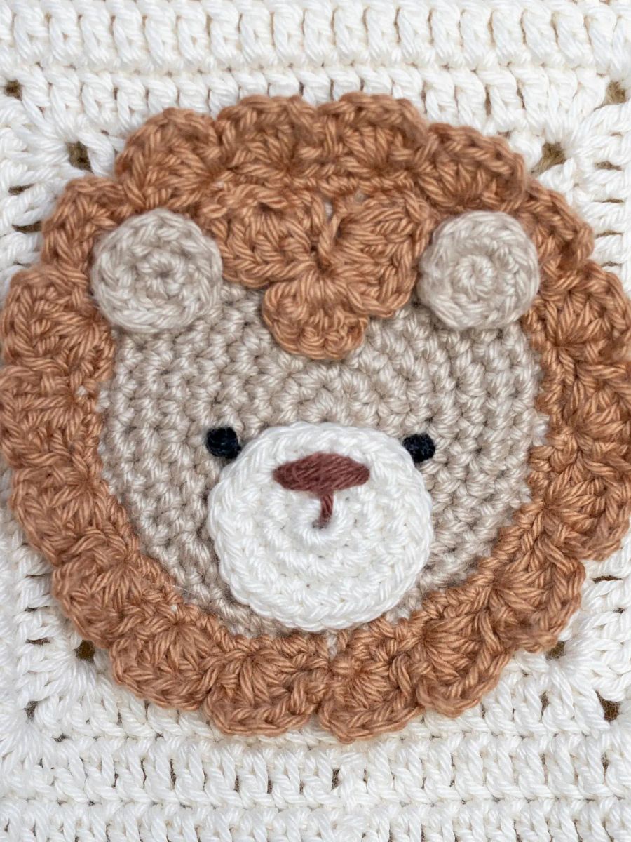 Crochet Pattern: Lion Baby Blanket product image (4)