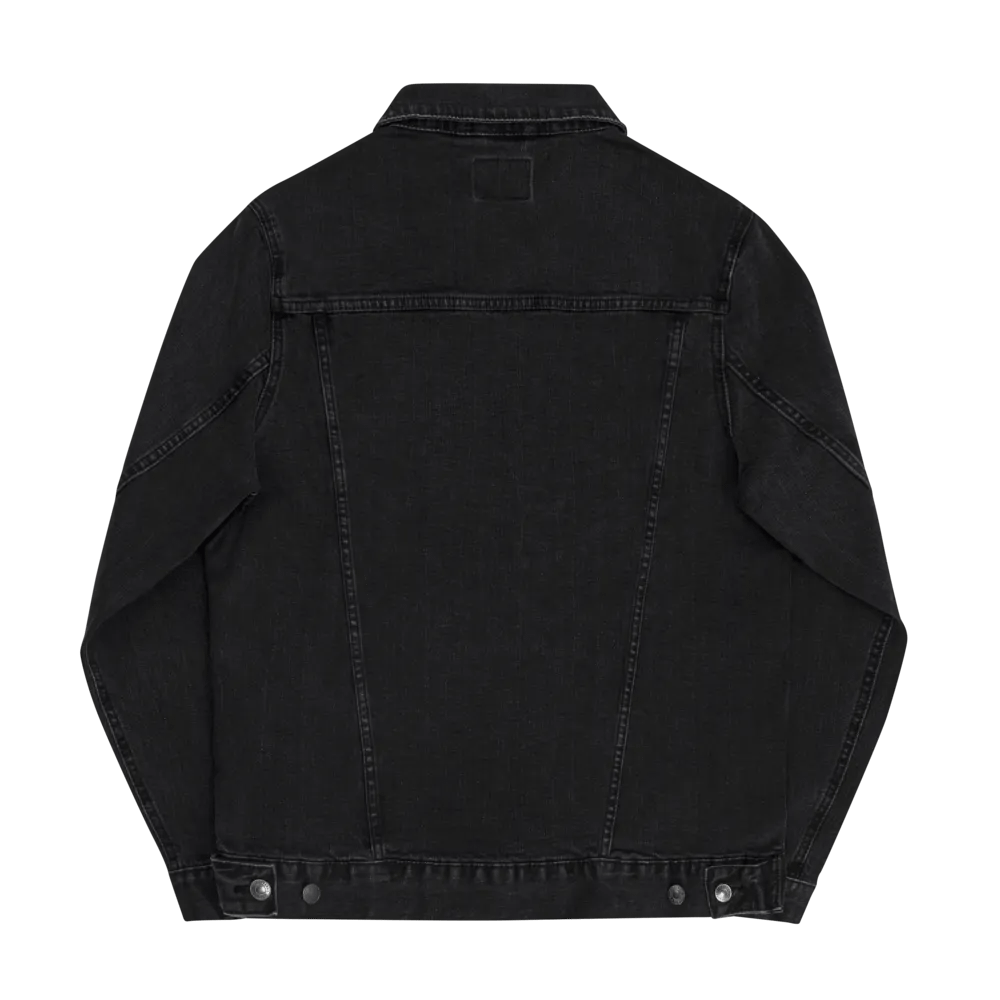 Norse Dragon Rune Emblem Denim Jacket product image (11)