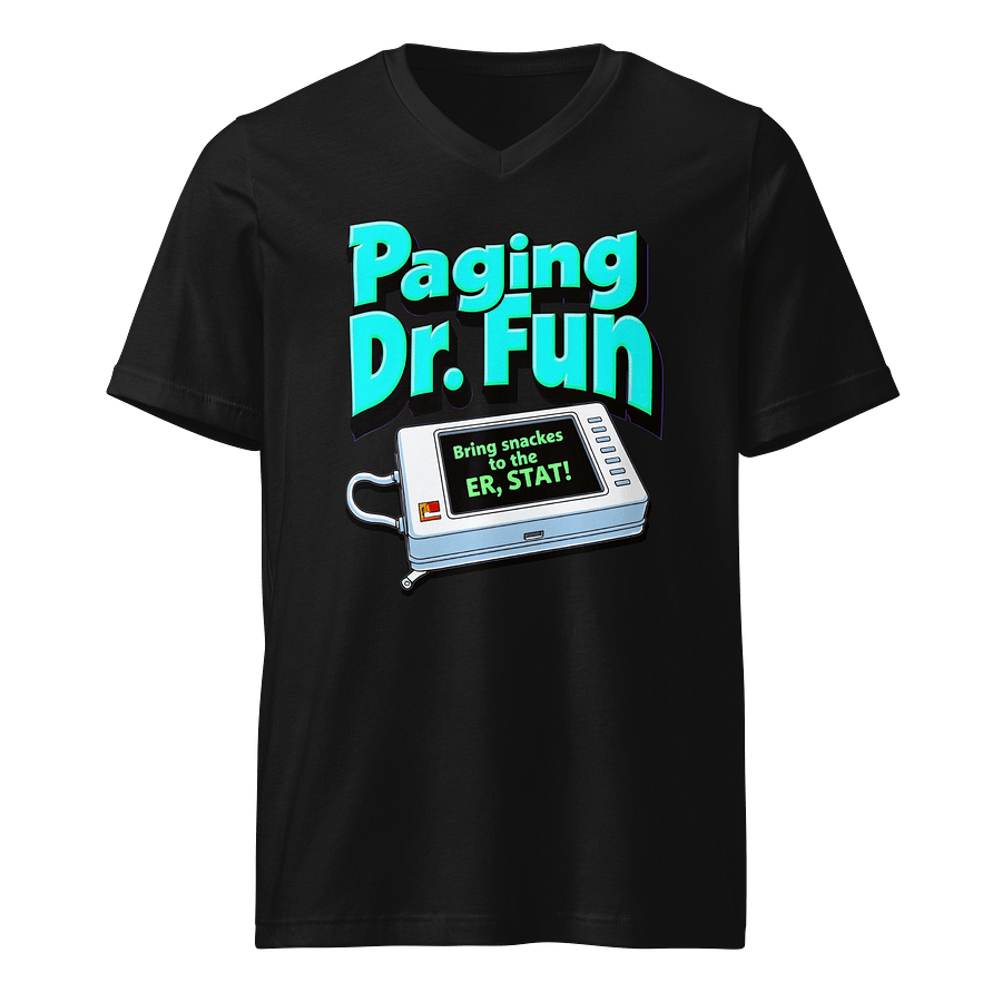 Dr. Fun Snacks V-Neck Tee product image (1)