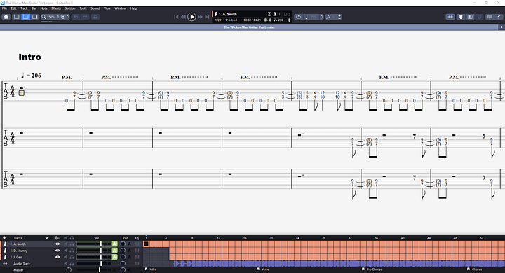 The Wicker Man PDF TAB + Backing Track MP3 product image (2)