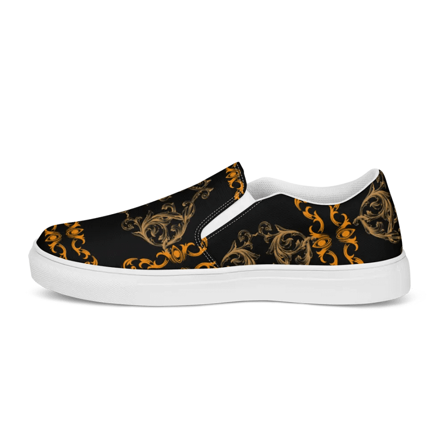 Golden Elegance Slip-On Canvas Shoes product image (9)