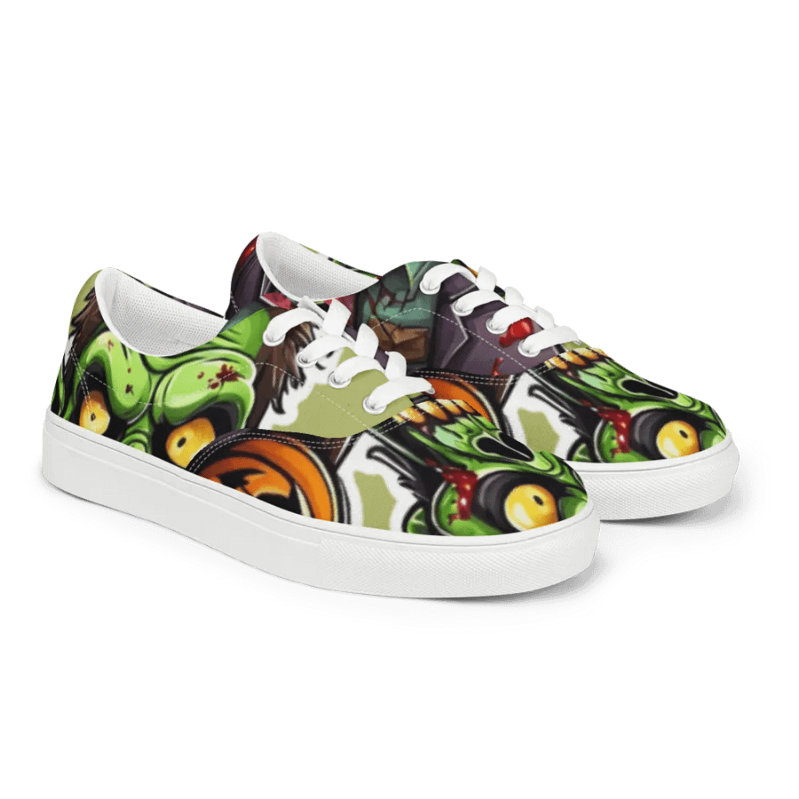 Zombie Strike Lace-Up Canvas Shoes product image (10)
