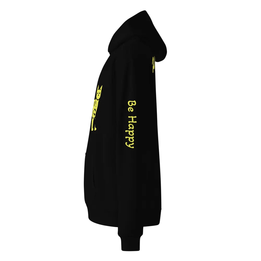 Feline Fusion Yellow Oversized Hoodie product image (4)