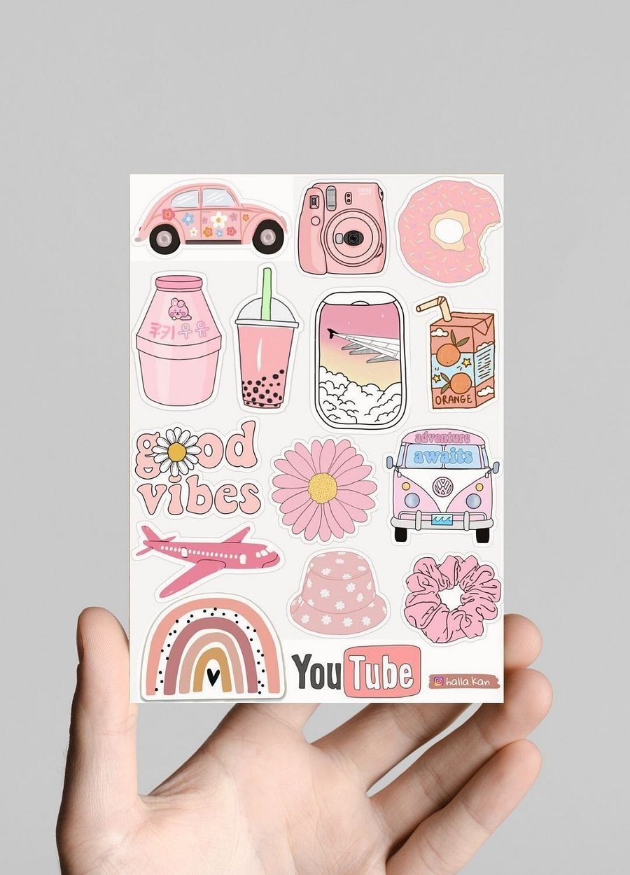 Rosy Day Essentials Sticker product image (32)