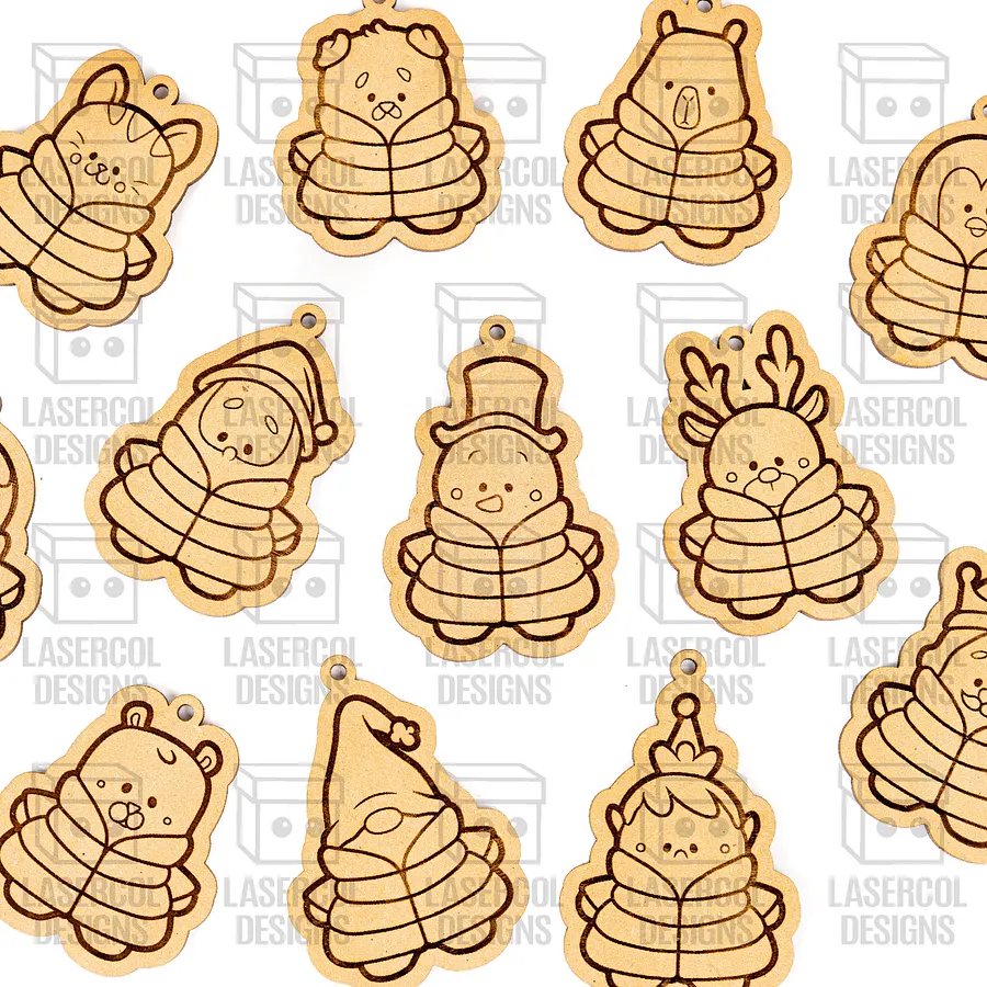 Christmas Ornaments - Laser Cut Files product image (7)