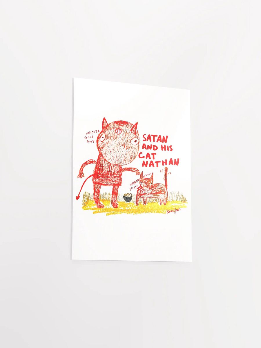 Satan and Nathan matte poster product image (4)