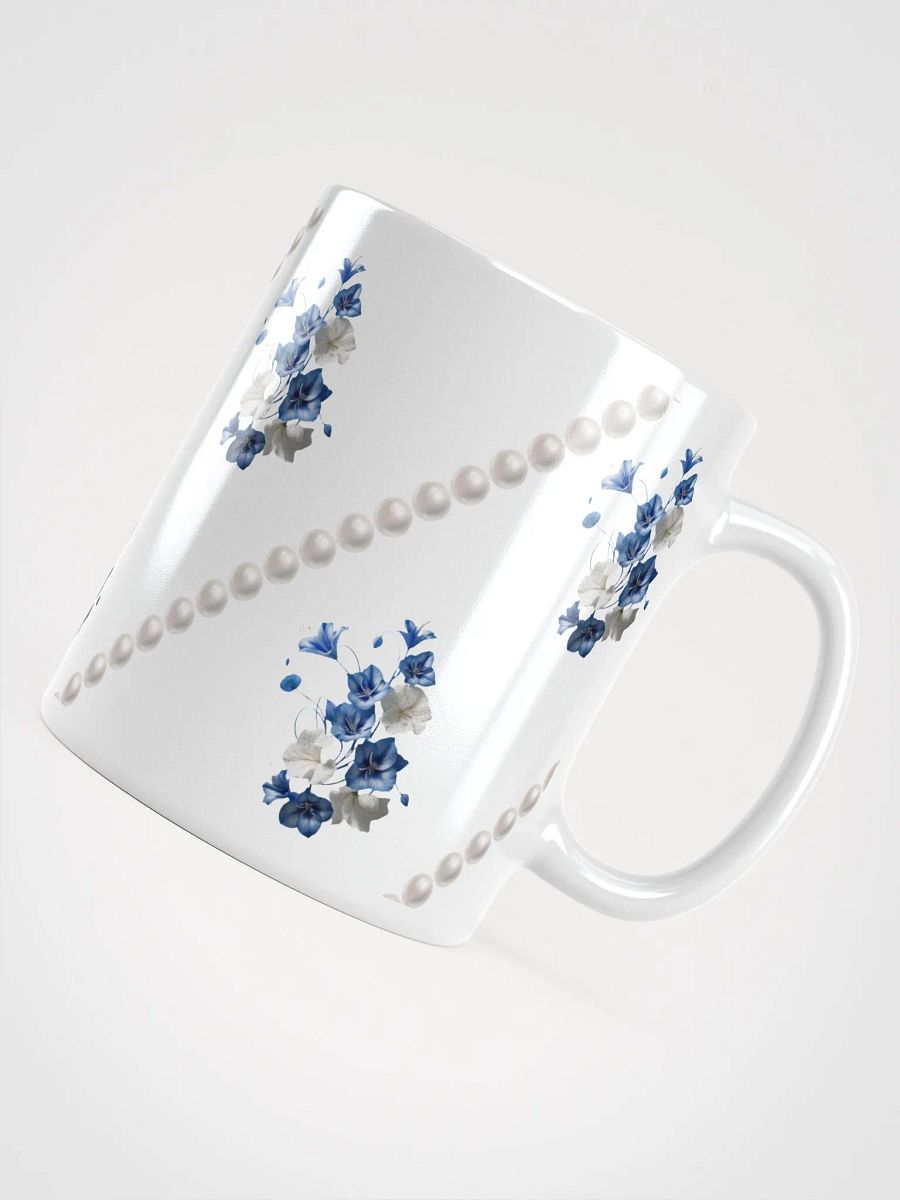 White With Blue Flowers Coffee Mug 11oz, 15oz and 20oz product image (4)