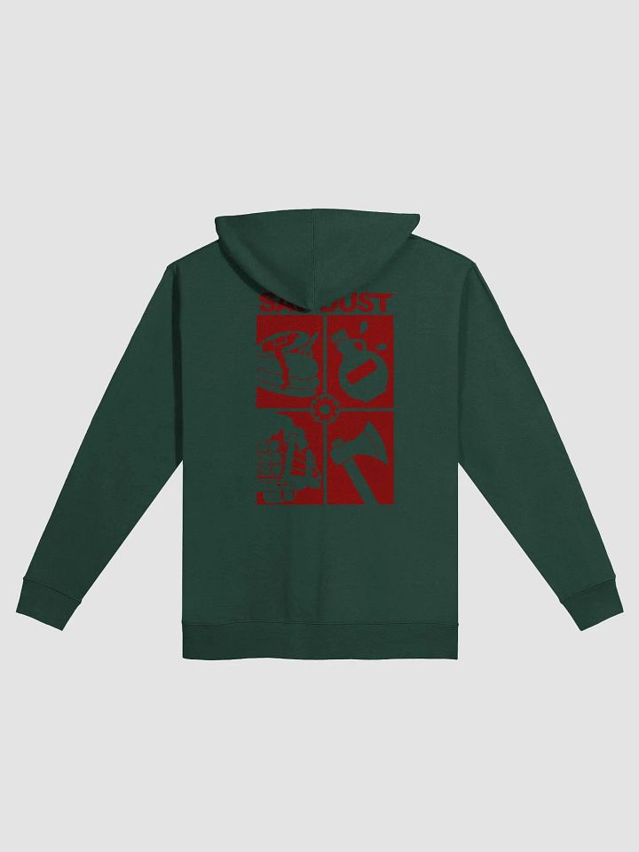 4 Square (red) Hoodie (Zip-up) product image (2)