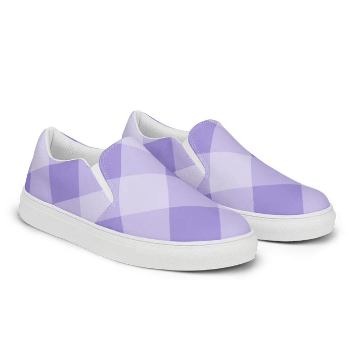 Men's Lavender Diamond Slip-Ons product image (2)