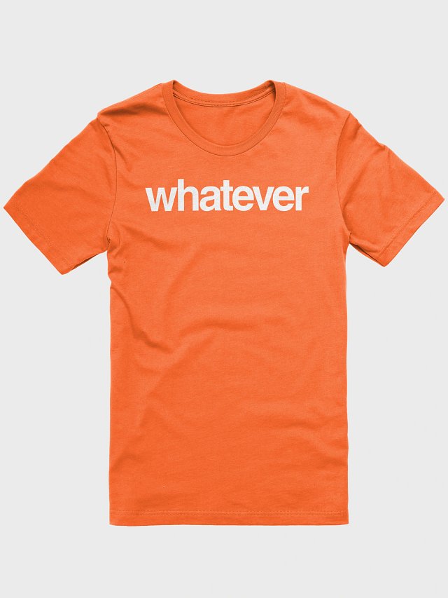 OCT DROP WHATEVER T-SHIRT product image (1)