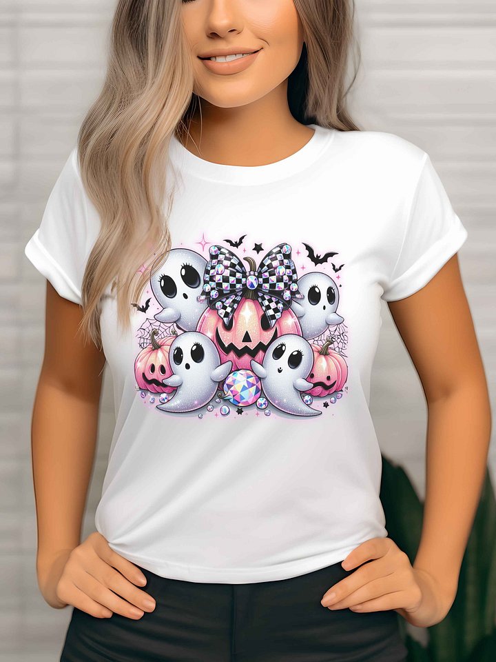 Whimsical Halloween Ghosts T-Shirt product image (15)
