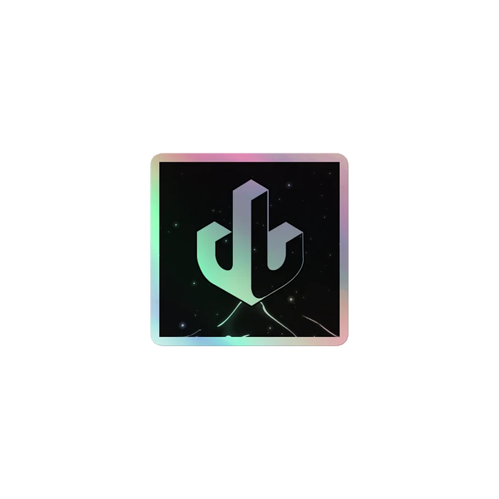 Official Joshy J Logo Holographic Sticker product image (1)