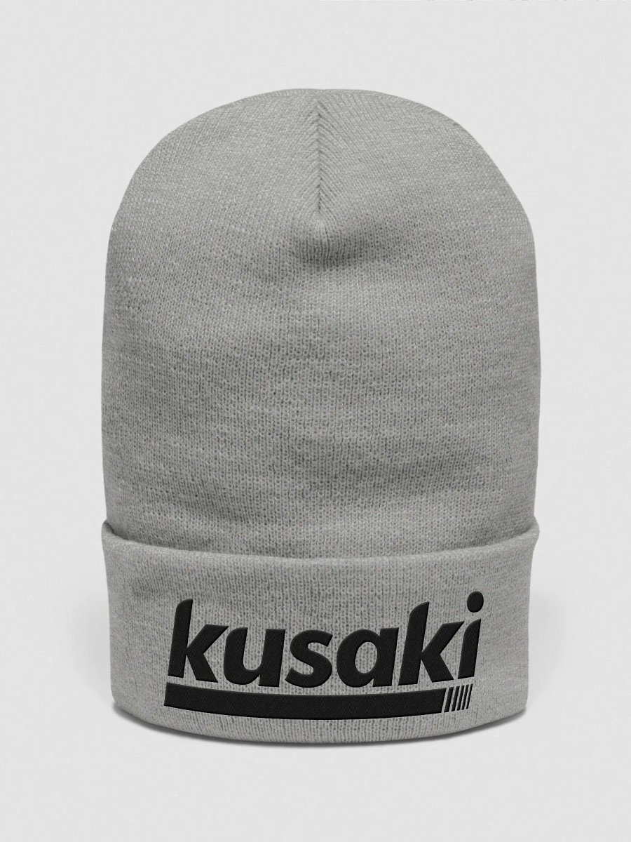 Kusaki - Logo Embroidered Beanie (Black Logo) product image (1)