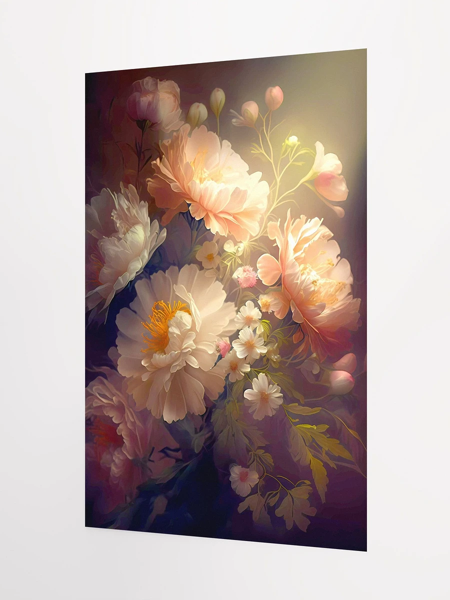 Eternal Blossom Elegance Poster: Luxurious Vintage Floral Art for Refined Interiors Matte Poster product image (5)
