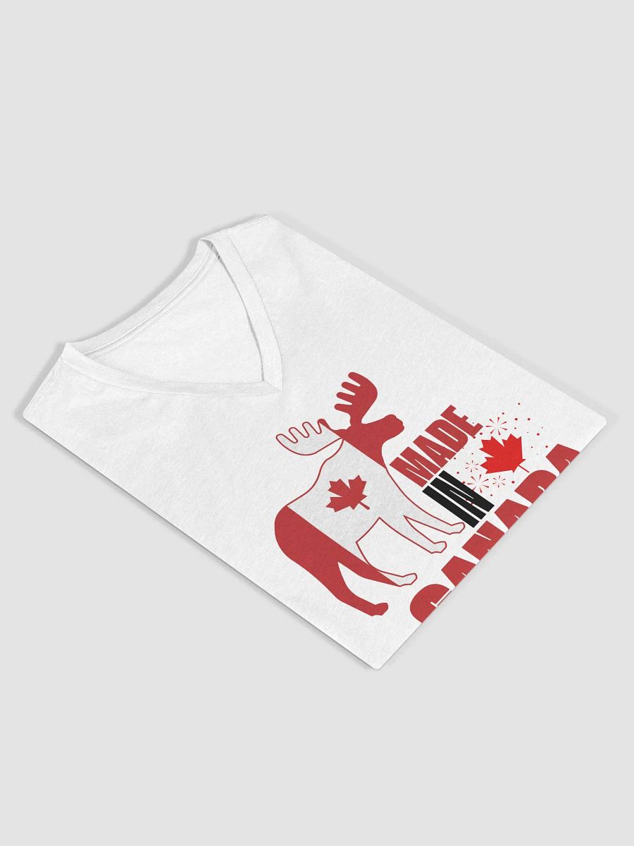 Canadian Moose Flag V-Neck Tee product image (16)