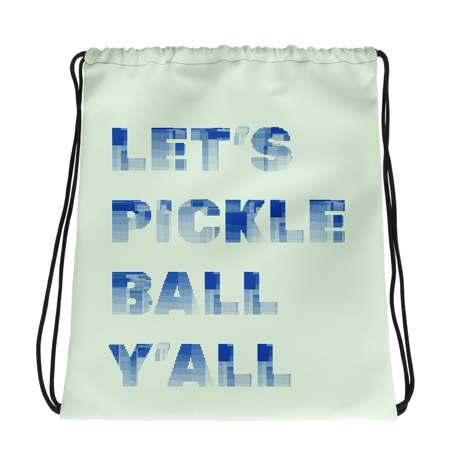 Pickleball Y'all Drawstring Bag product image (1)