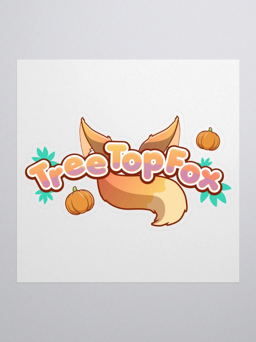 TreeTopFox Logo Sticker! product image (1)