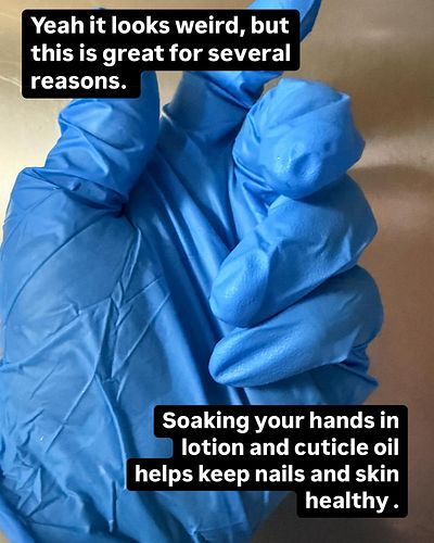 This started as me protecting my hands while formulating our Doom Loop nail polishes, but then I realized it was a great chan...