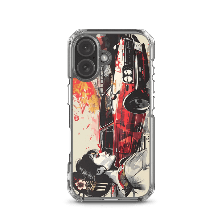 Rising Sun Red Car iPhone® Case product image (23)