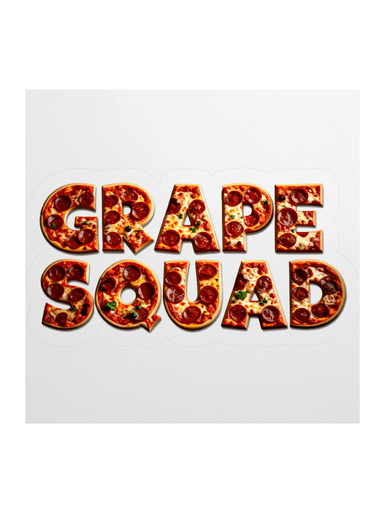 Grape Squad Pizza Sticker product image (1)