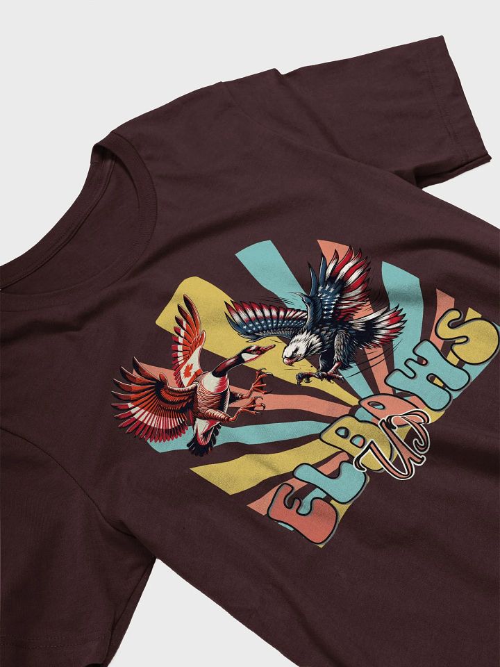 Elbows Up Canadian Goose Vs American Eagle Vibrant Unisex T-Shirt product image (11)