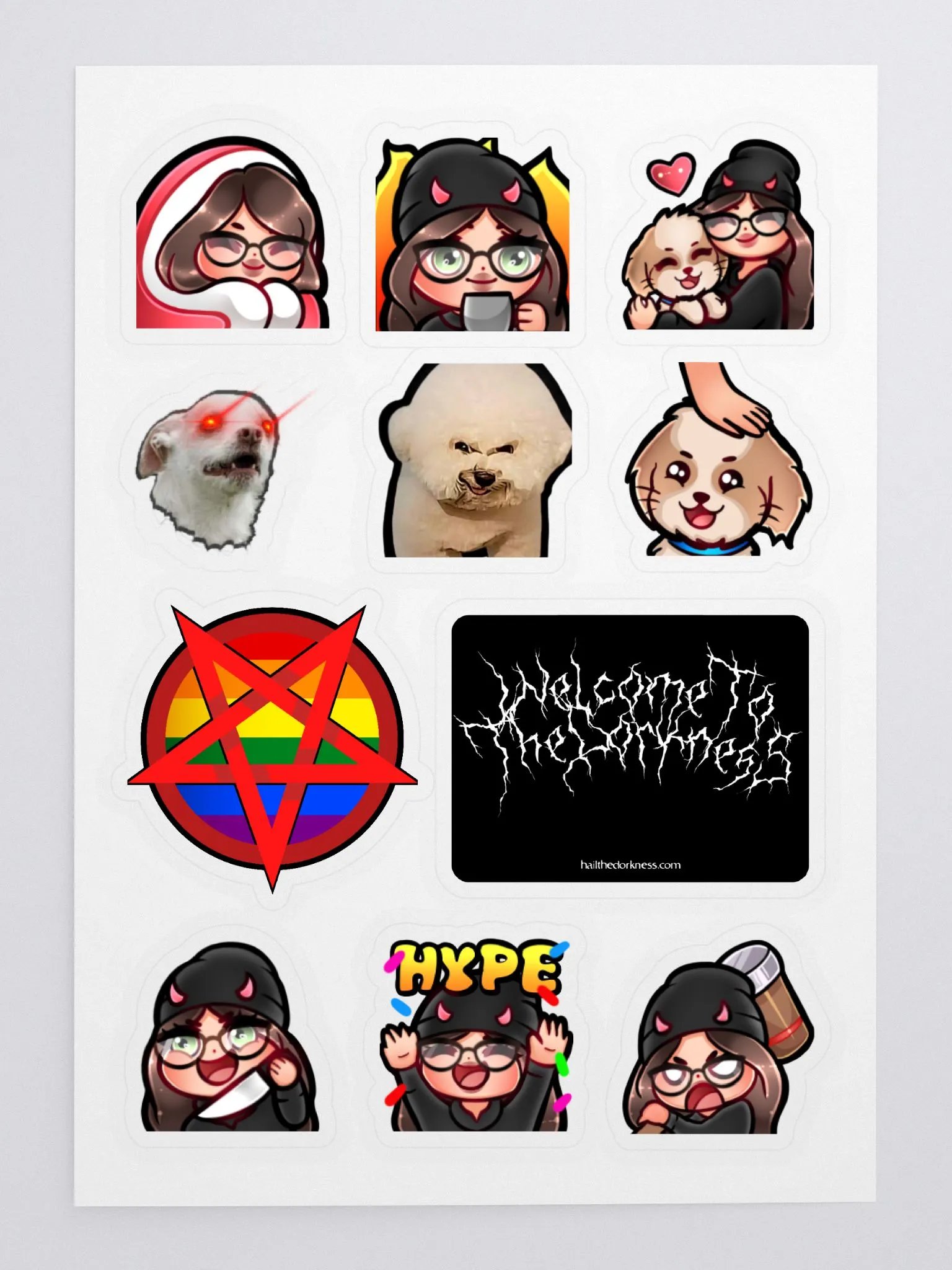 Dorkness Emotes Sticker Pack product image (3)