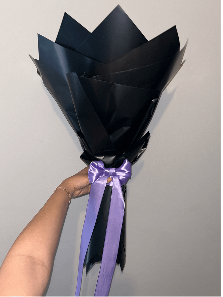 Purple & Black Glitter Bouquet product image (3)