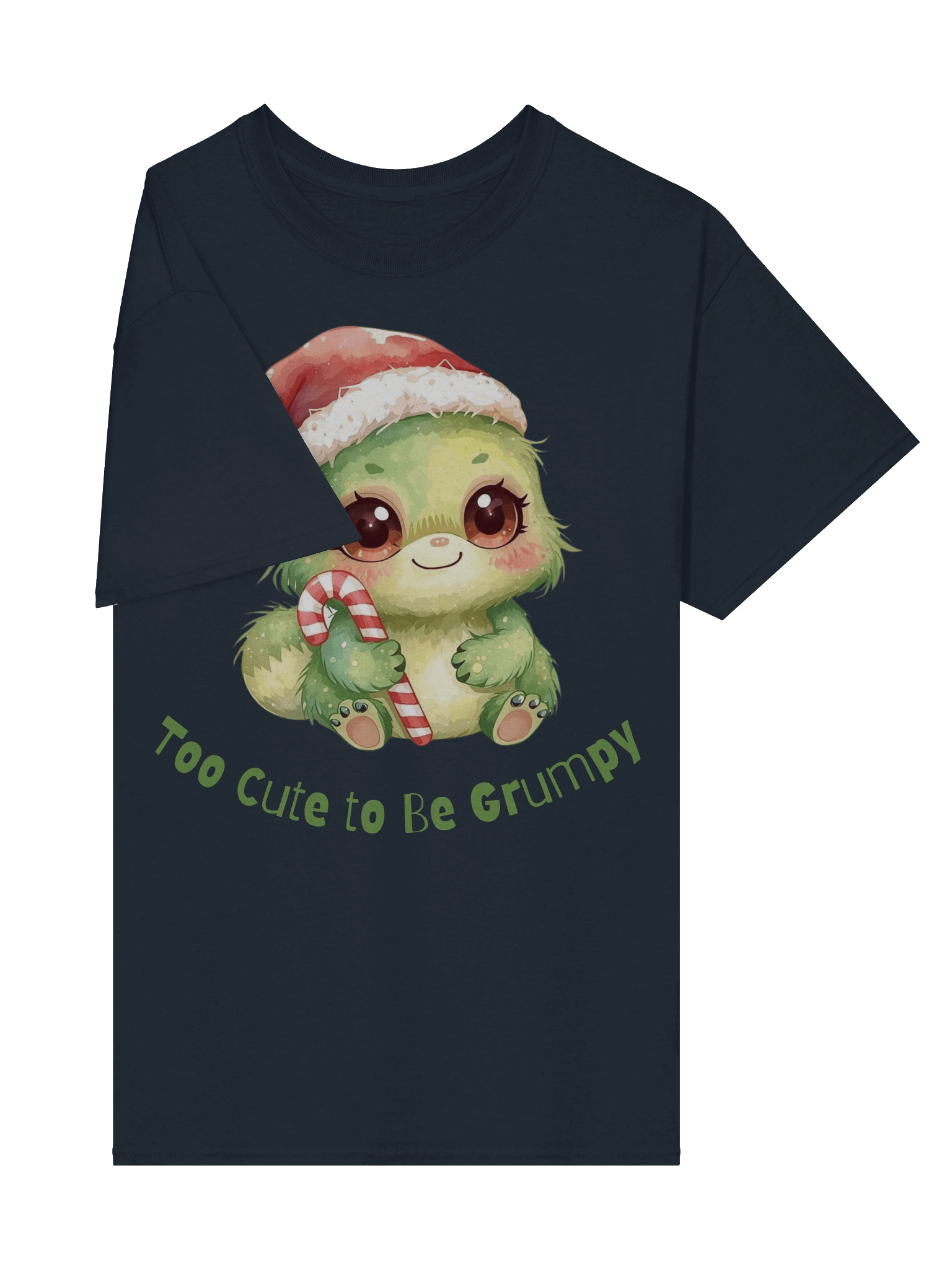 Too Cute to Be Grumpy Holiday Tee product image (36)