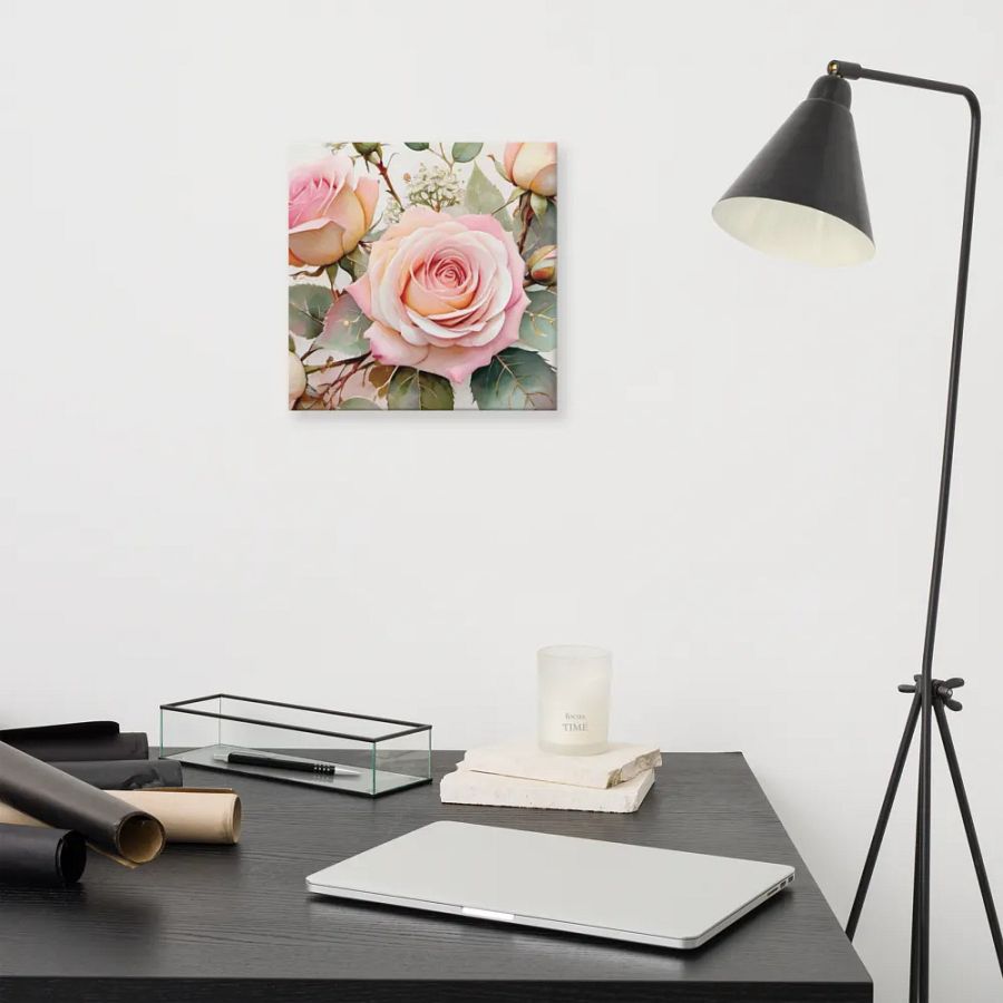 Golden Blush Bouquet Canvas product image (16)