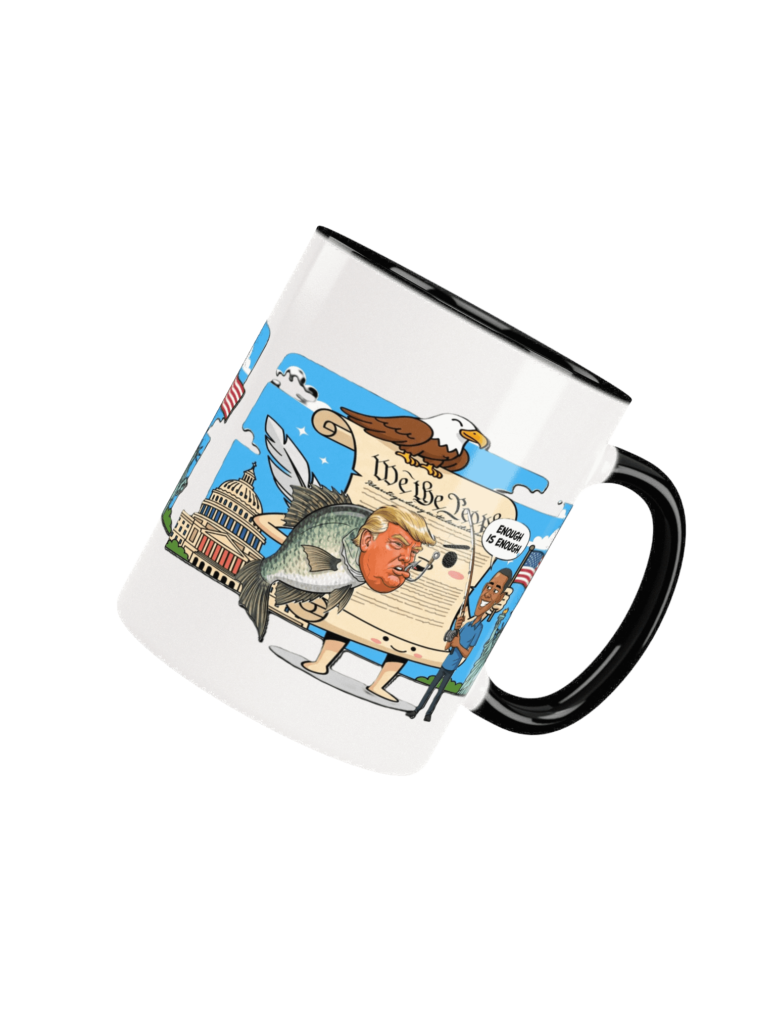Winged Constitution Protest Ceramic Mug product image (31)