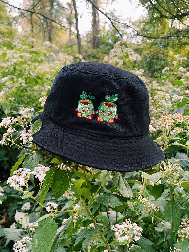 Olives Embroidered Organic Bucket Hat product image (2)