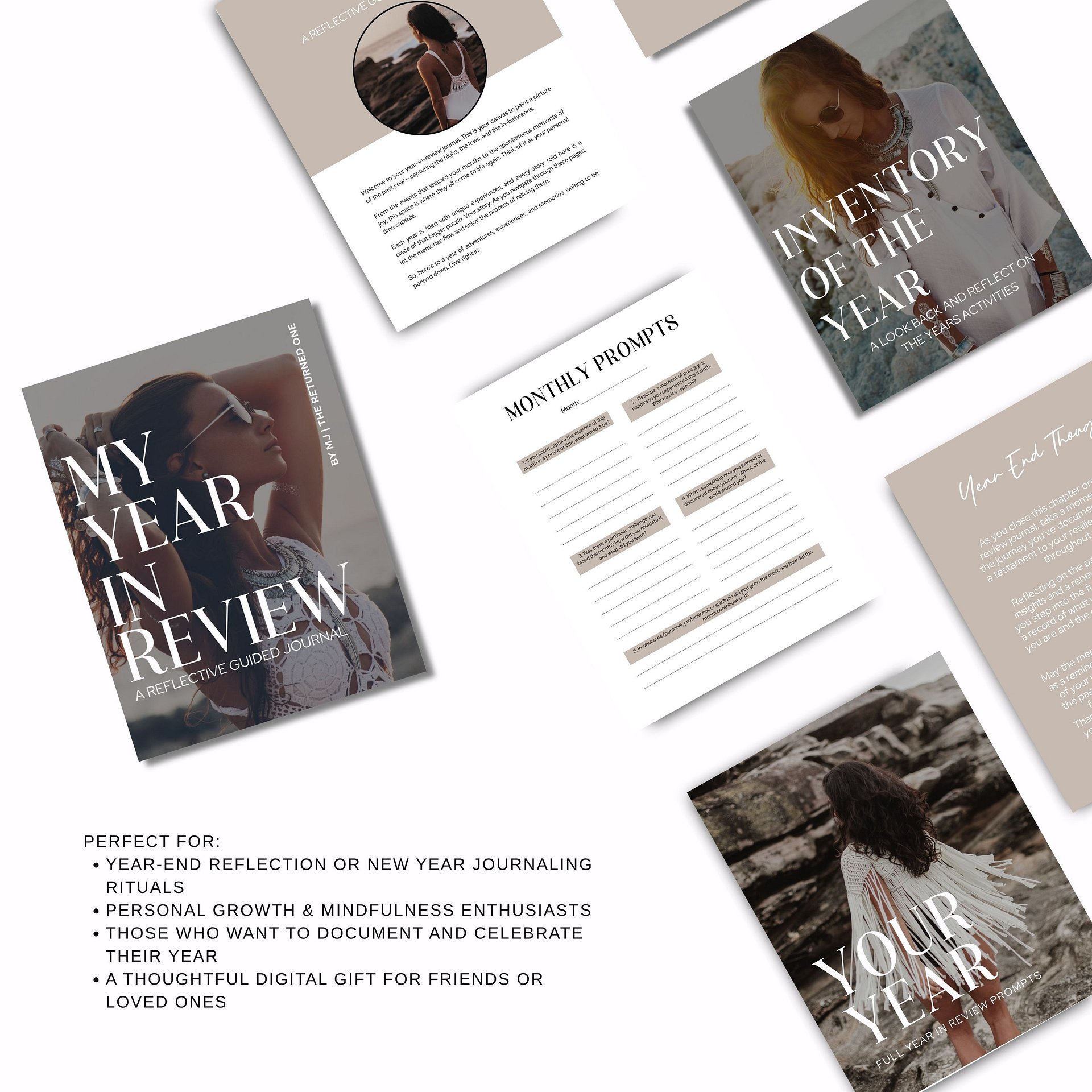 My Year in Review – A Reflective Guided Journal Workbook product image (3)