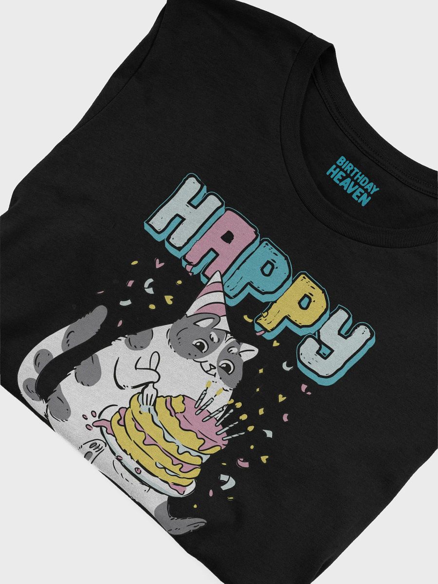 Happy Birthday (Cat With Cake) T-Shirt product image (23)