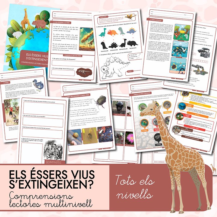 Comprensions lectores multinivell: els éssers vius s'extingeixen? product image (1)