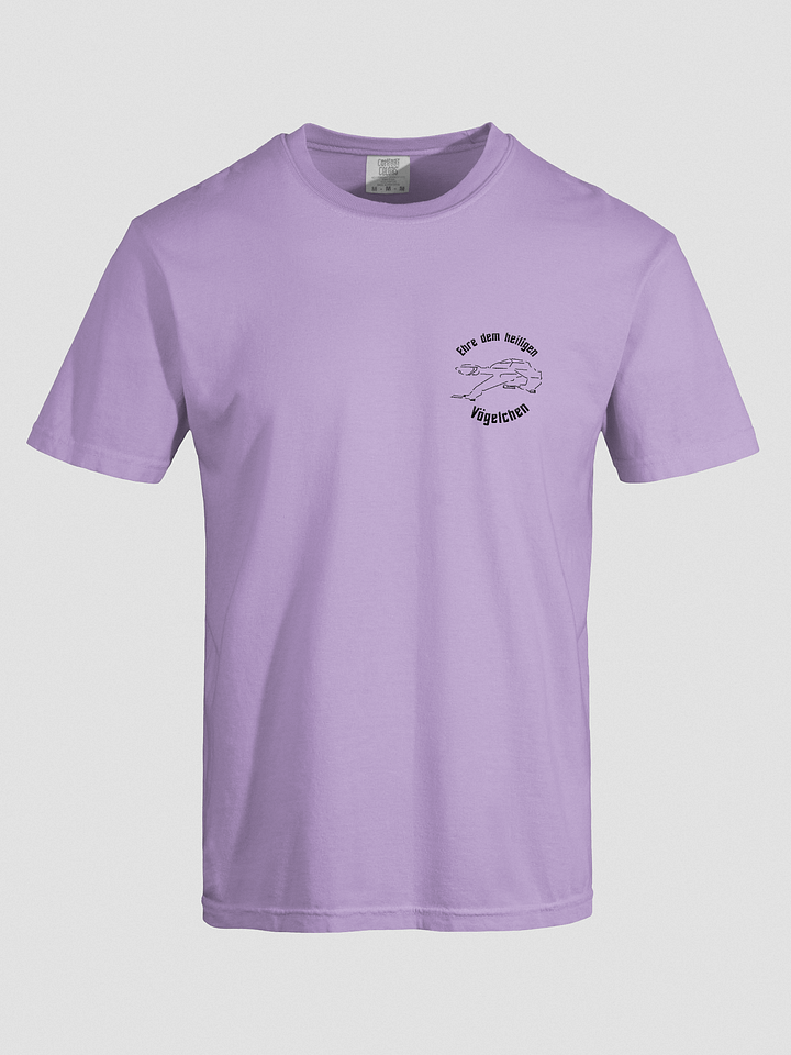 Ehre dem Vögelchen - T-Shirt mit schwarzem Design product image (1)