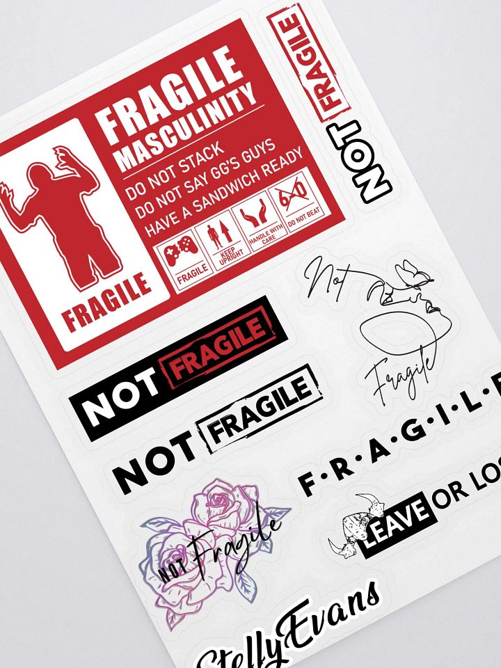 Fragile Men Sticker Sheet product image (2)