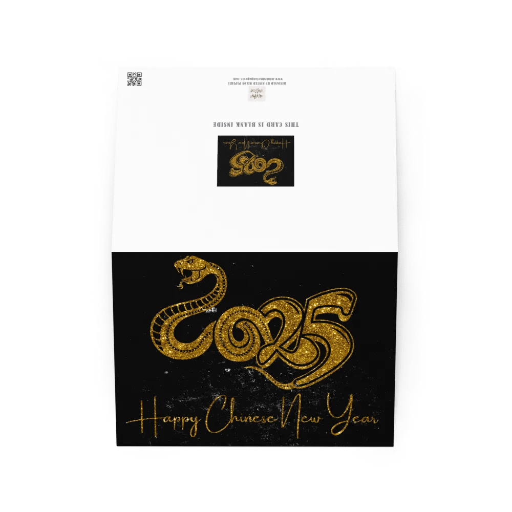 Gold Glitter on Black Chinese New Year 2025 product image (4)