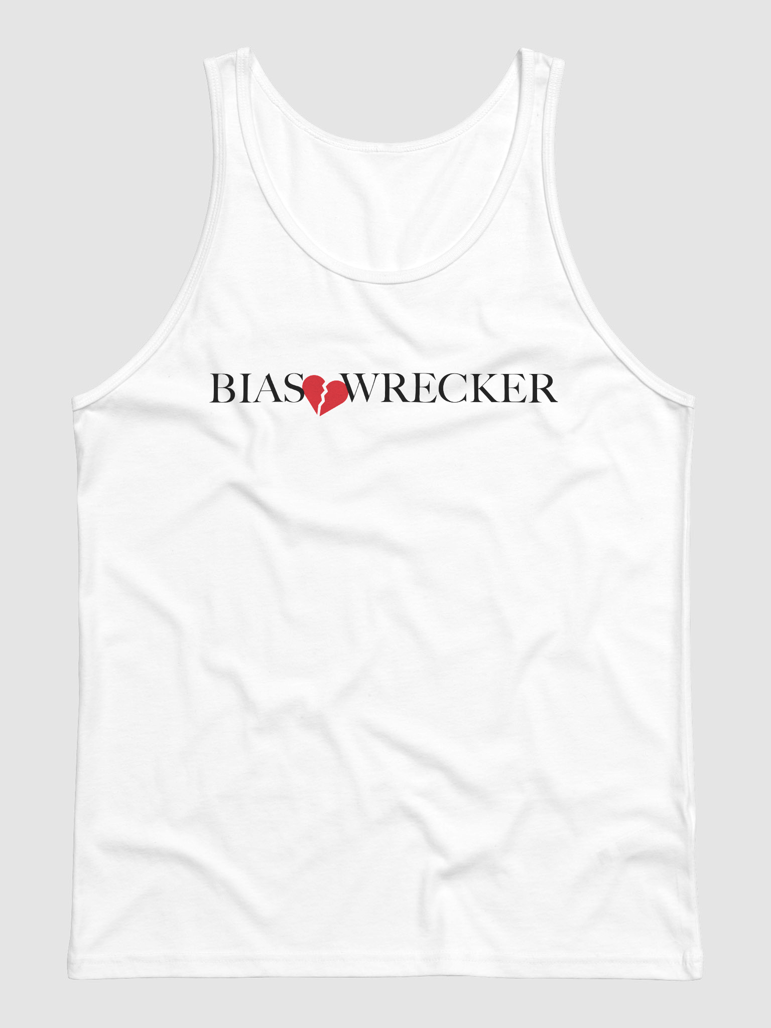 Bias Wrecker Jersey Tank Top White product image (1)