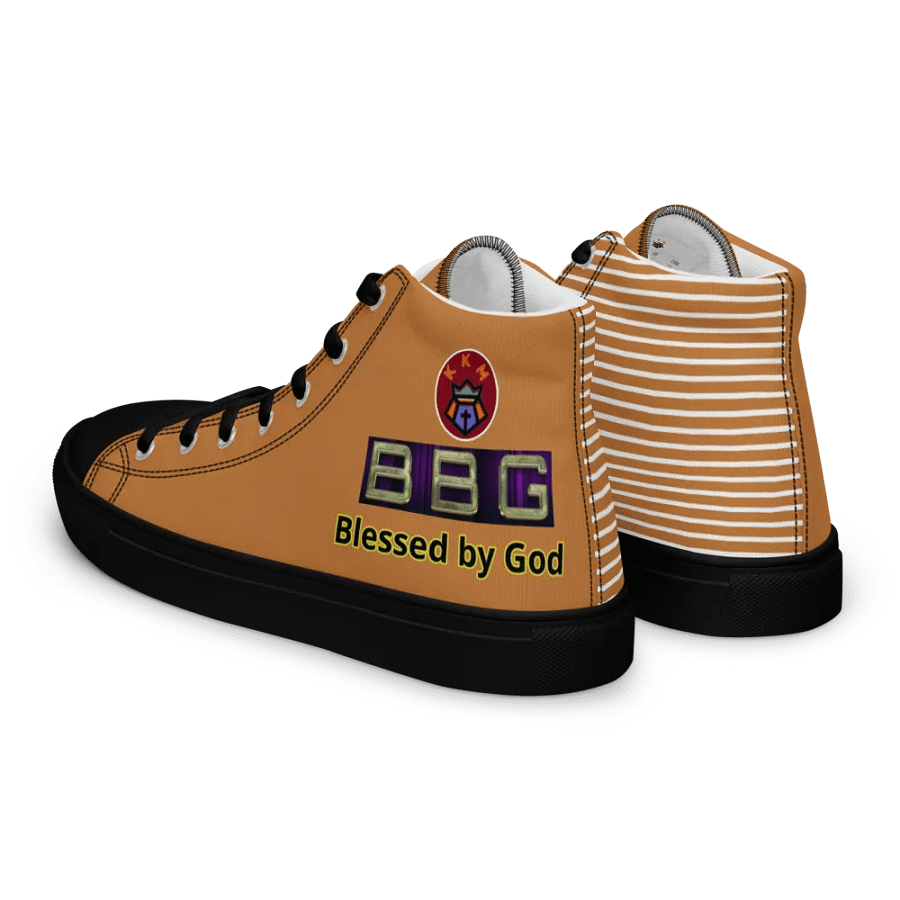 BBG Tan Pattern High Tops - Black Soles product image (3)